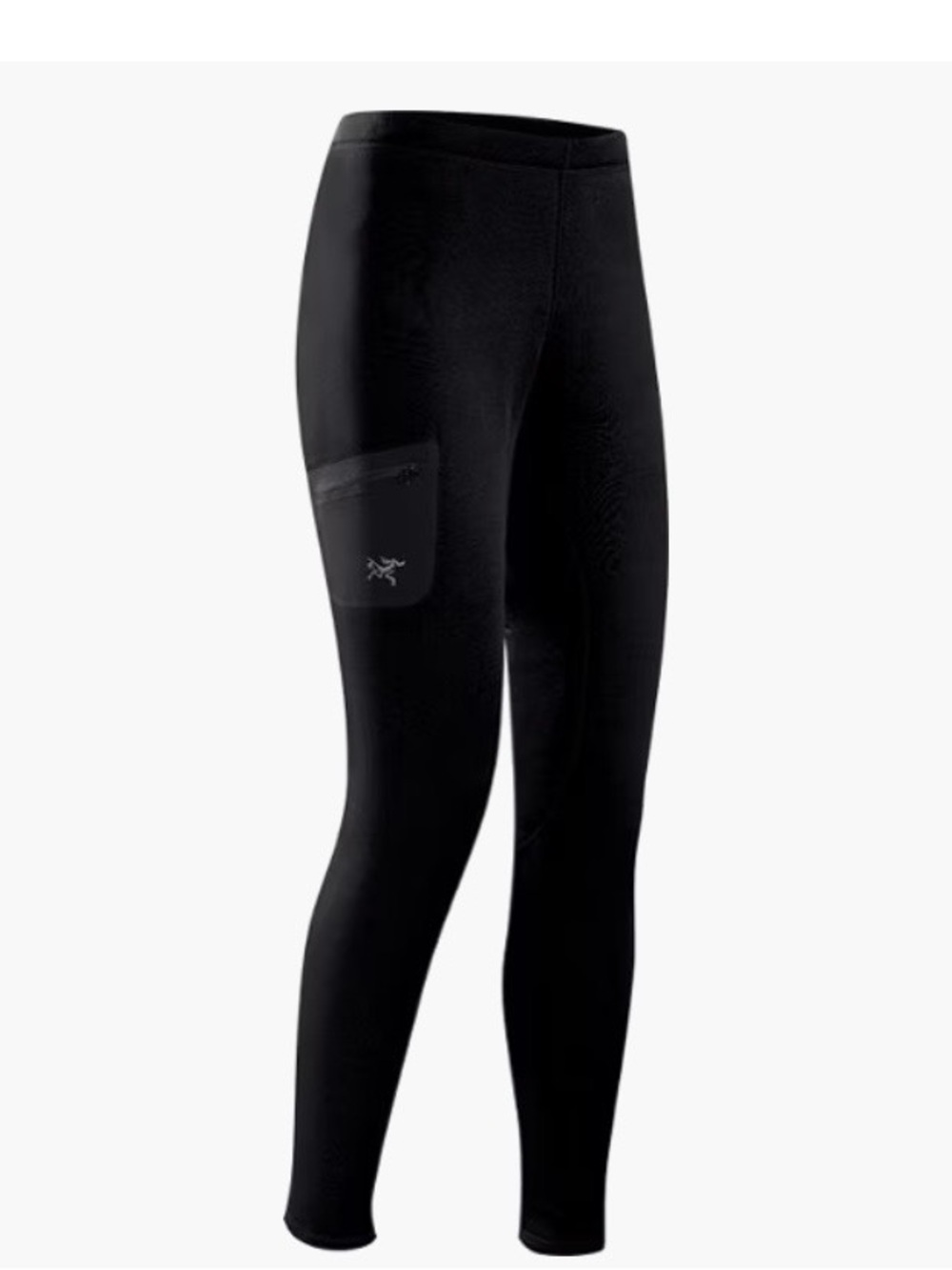 Arc’teryx Rho AR Baselayer Leggings Women’s S Black Pocket Hiking Skiing Running